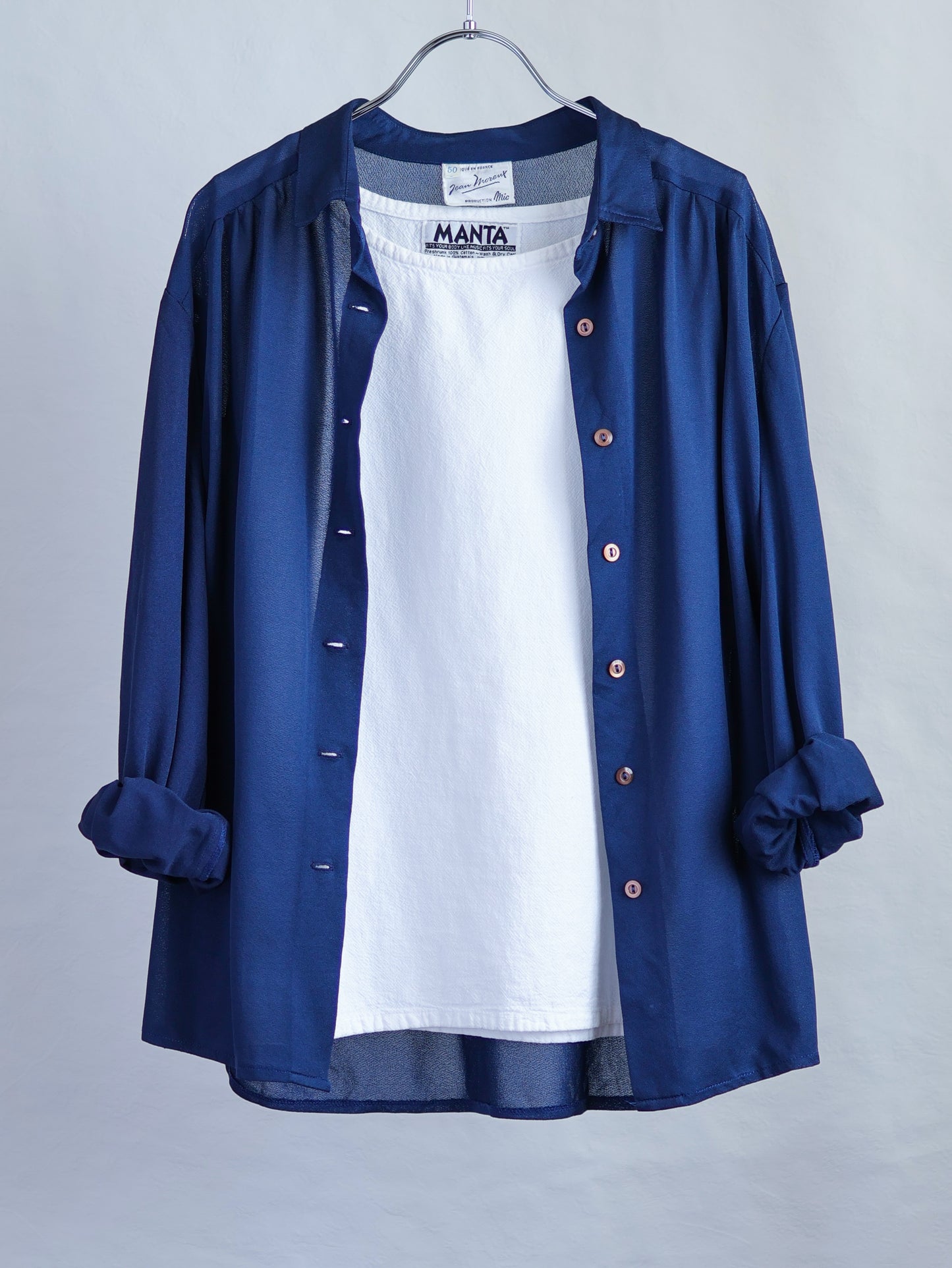 French Vintage Gathered Blouse