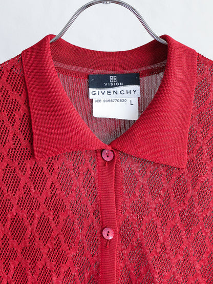 GIVENCHY Rayon Openwork Knit Ensemble