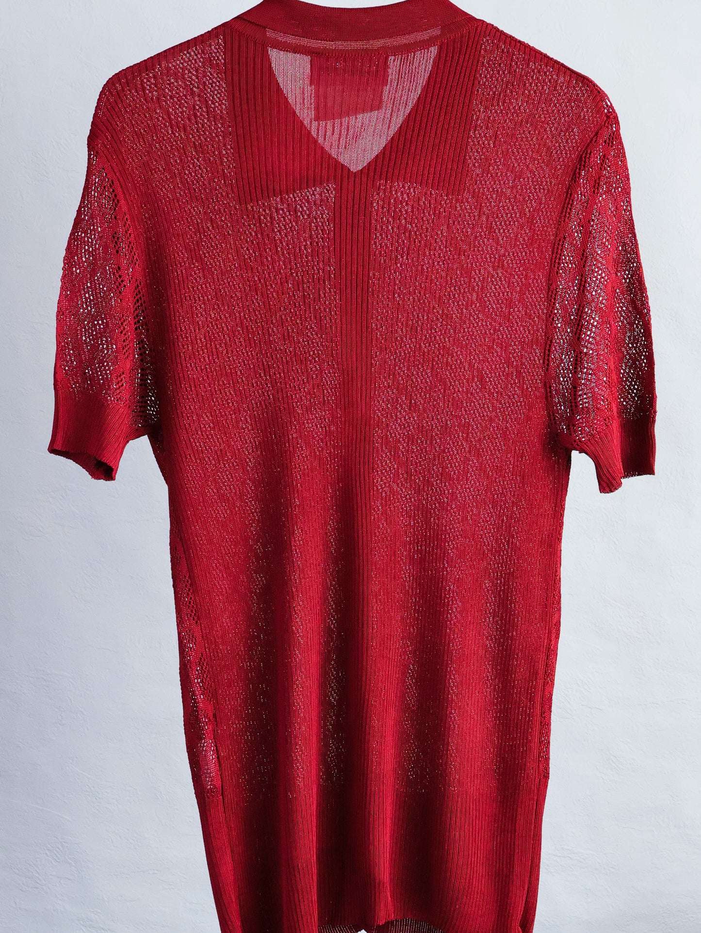 GIVENCHY Rayon Openwork Knit Ensemble