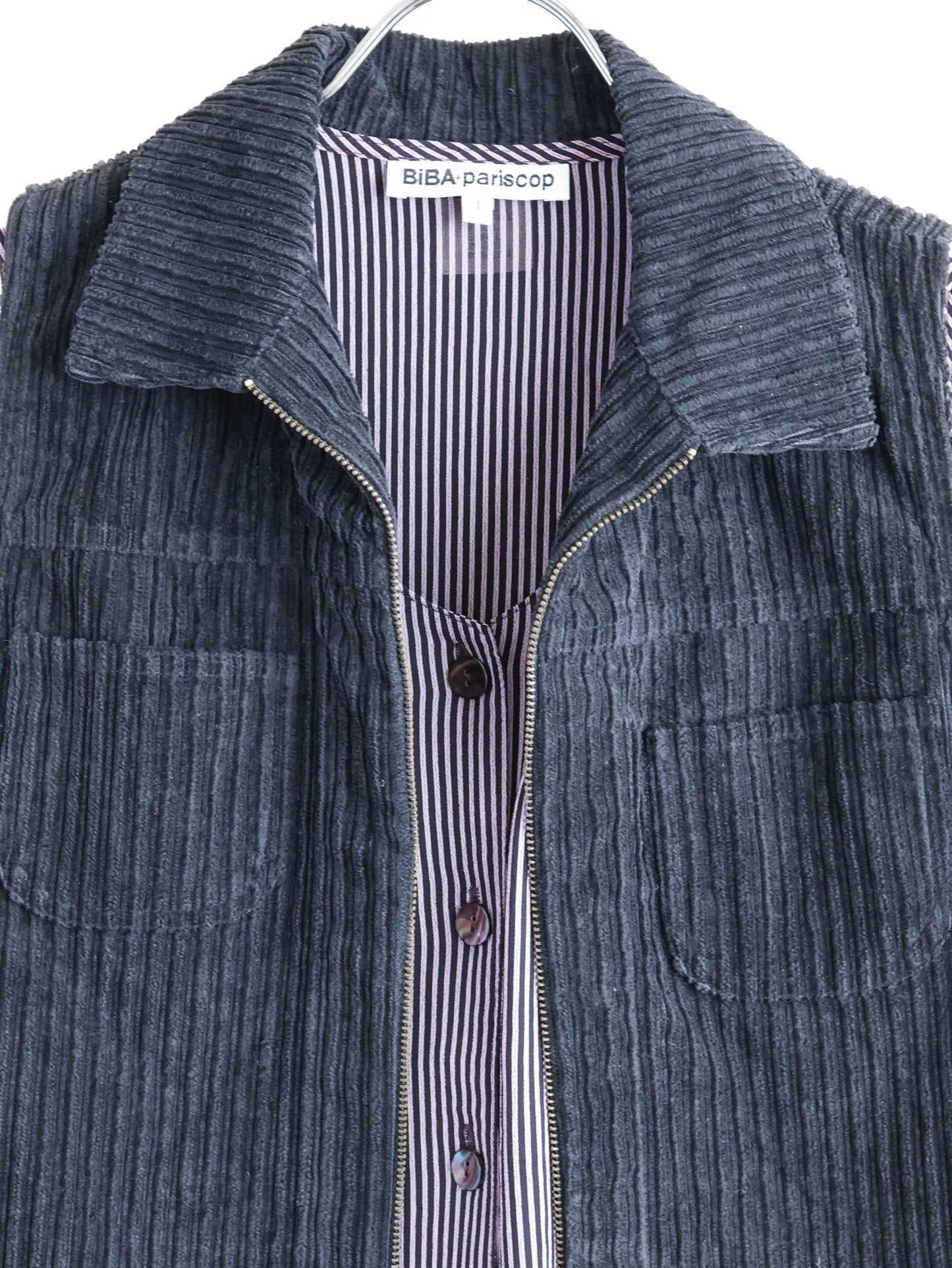 1990s Stripe Back-Ribbon Top