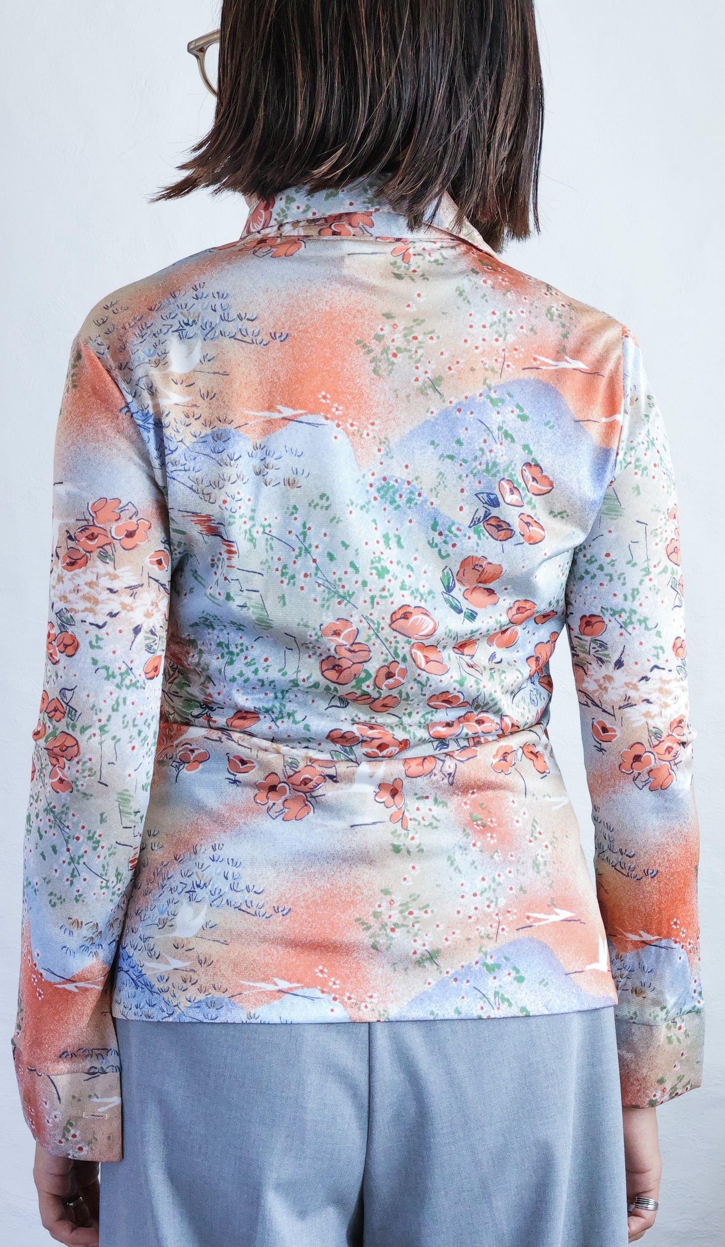 1970s Scenic Art Print Shirt