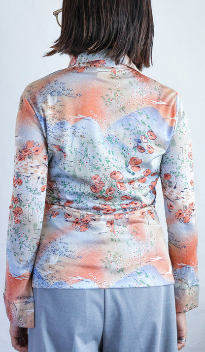 1970s Scenic Art Print Shirt