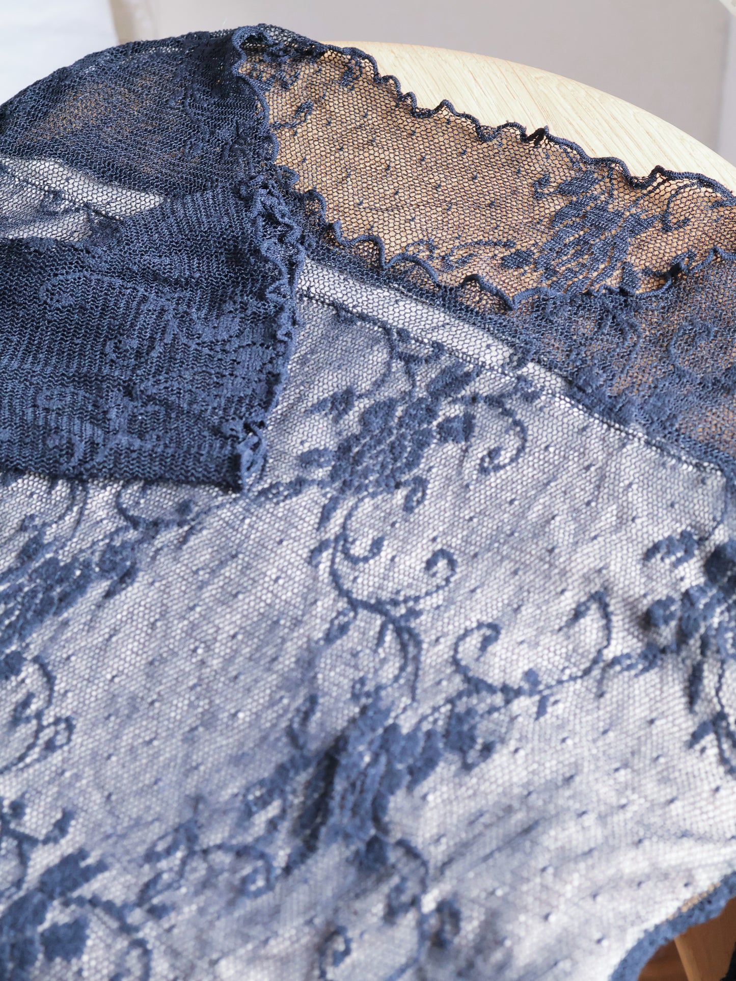 Lace Layered Sheer Top