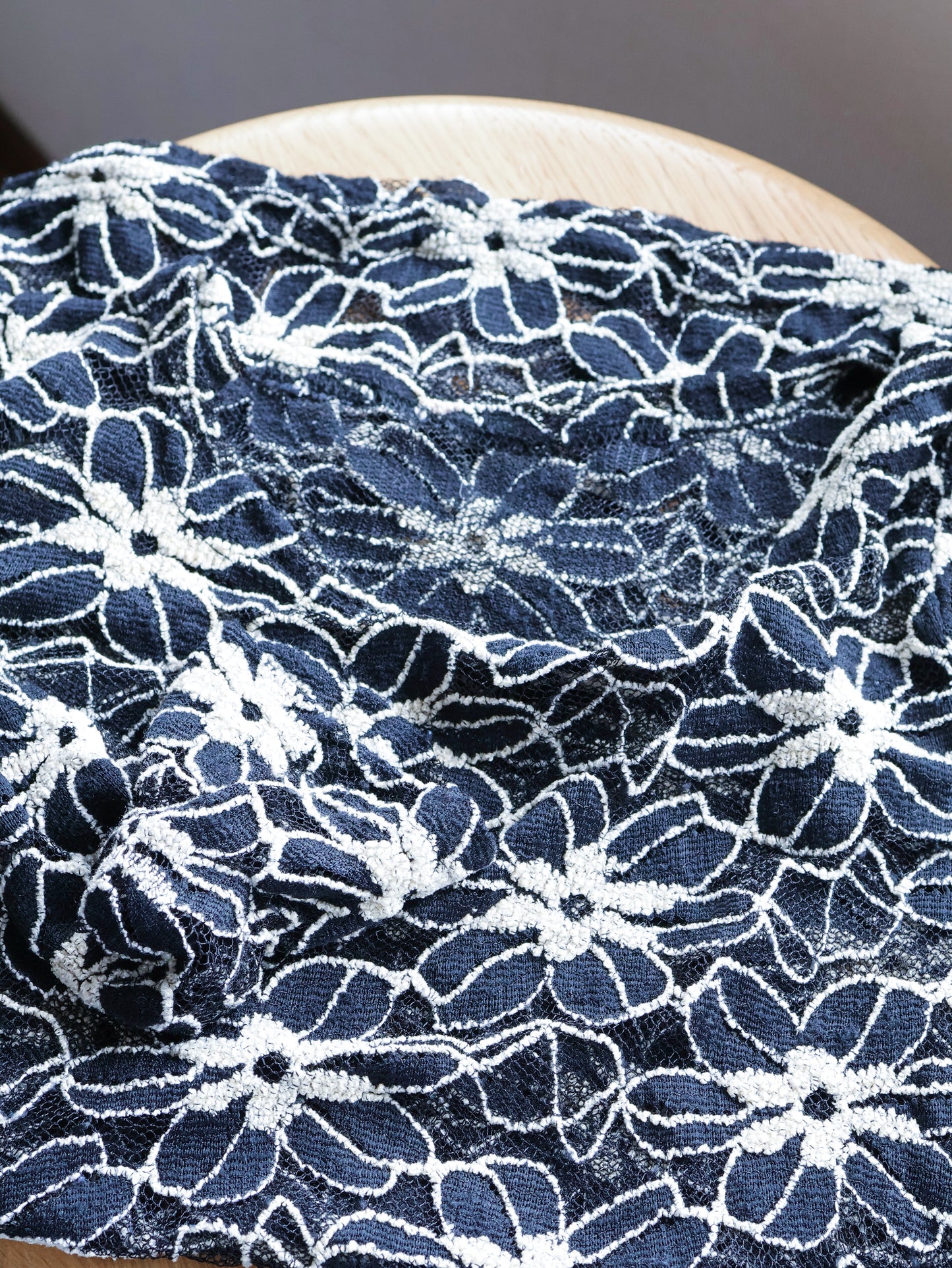 Floral Mesh Lace Sheer Top