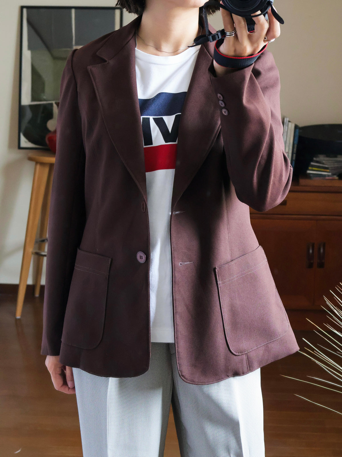【sizeS-M】Levi's Side-Slit T-shirt(Remake)