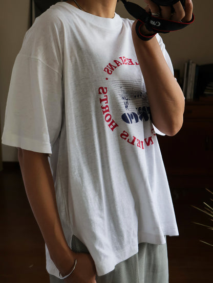 【sizeM-L】1980's "JAZZ"Body Event T-Shirt (Remake)