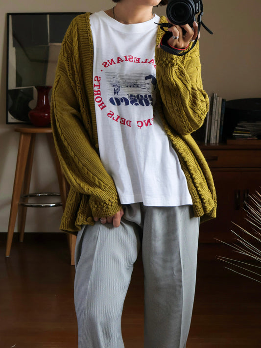 【sizeM-L】1980's "JAZZ"Body Event T-Shirt (Remake)