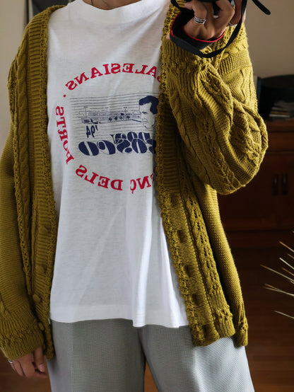 【sizeM-L】1980's "JAZZ"Body Event T-Shirt (Remake)