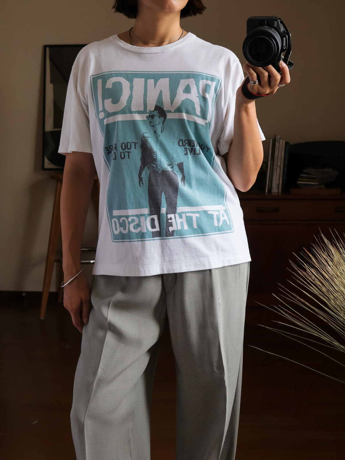 【sizeM-L】Panic! At The Disco Tour T-shirt(Remake)