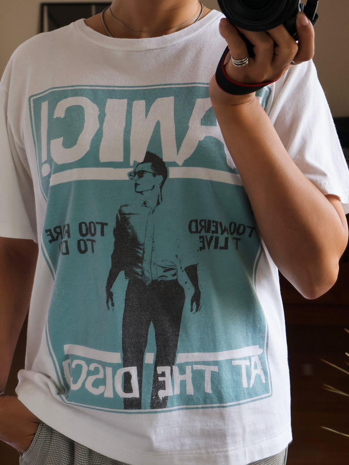 【sizeM-L】Panic! At The Disco Tour T-shirt(Remake)
