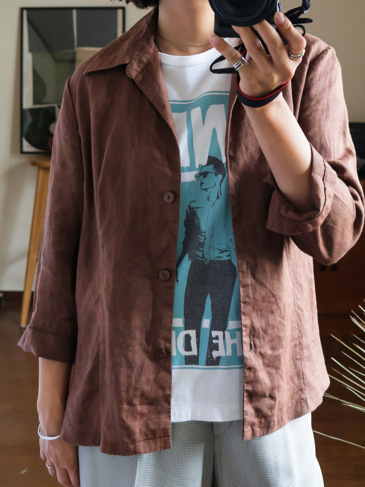 【sizeM-L】Panic! At The Disco Tour T-shirt(Remake)