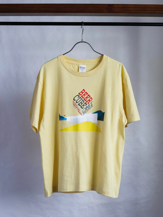 【sizeM-L】BEER CUBE Event T-shirt(Remake)