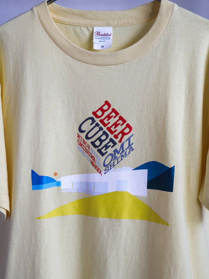 【sizeM-L】BEER CUBE Event T-shirt(Remake)