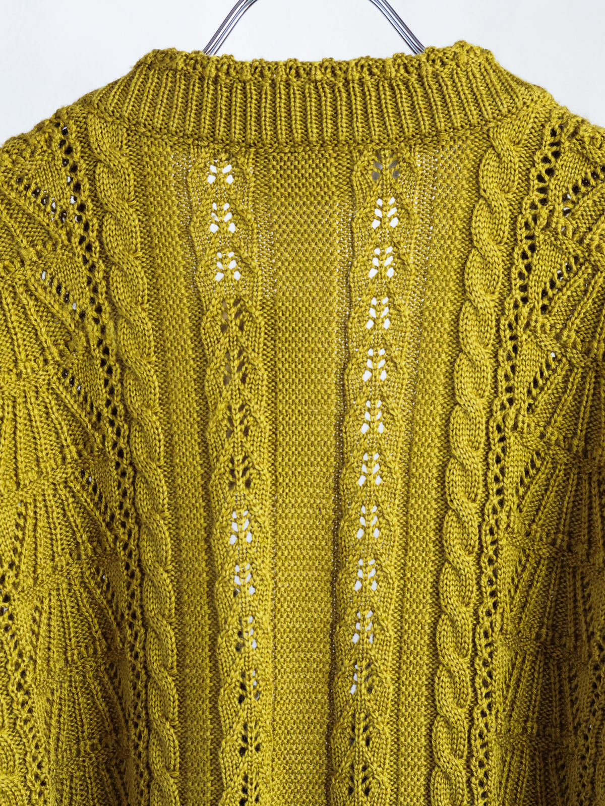 【sizeL】1980’s Cable-Knit Cardigan(Made in Australia)