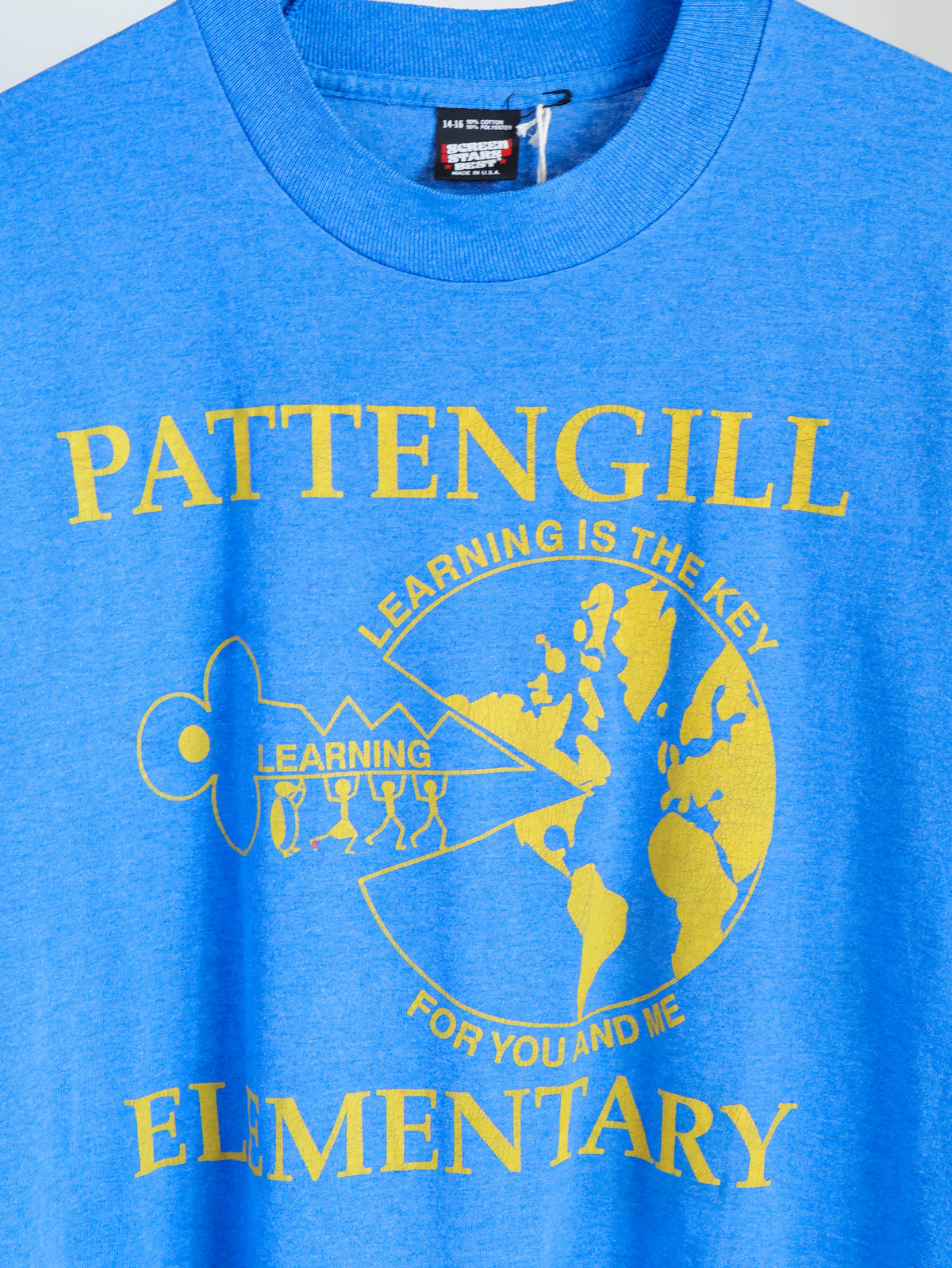 【sizeS-M】School Graphic T-Shirt(Made In U.S.A)