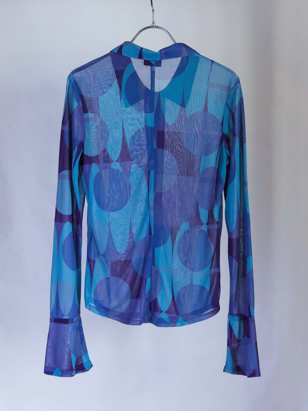 【sizeS-M】1990’s Art Printed Mesh Shirt