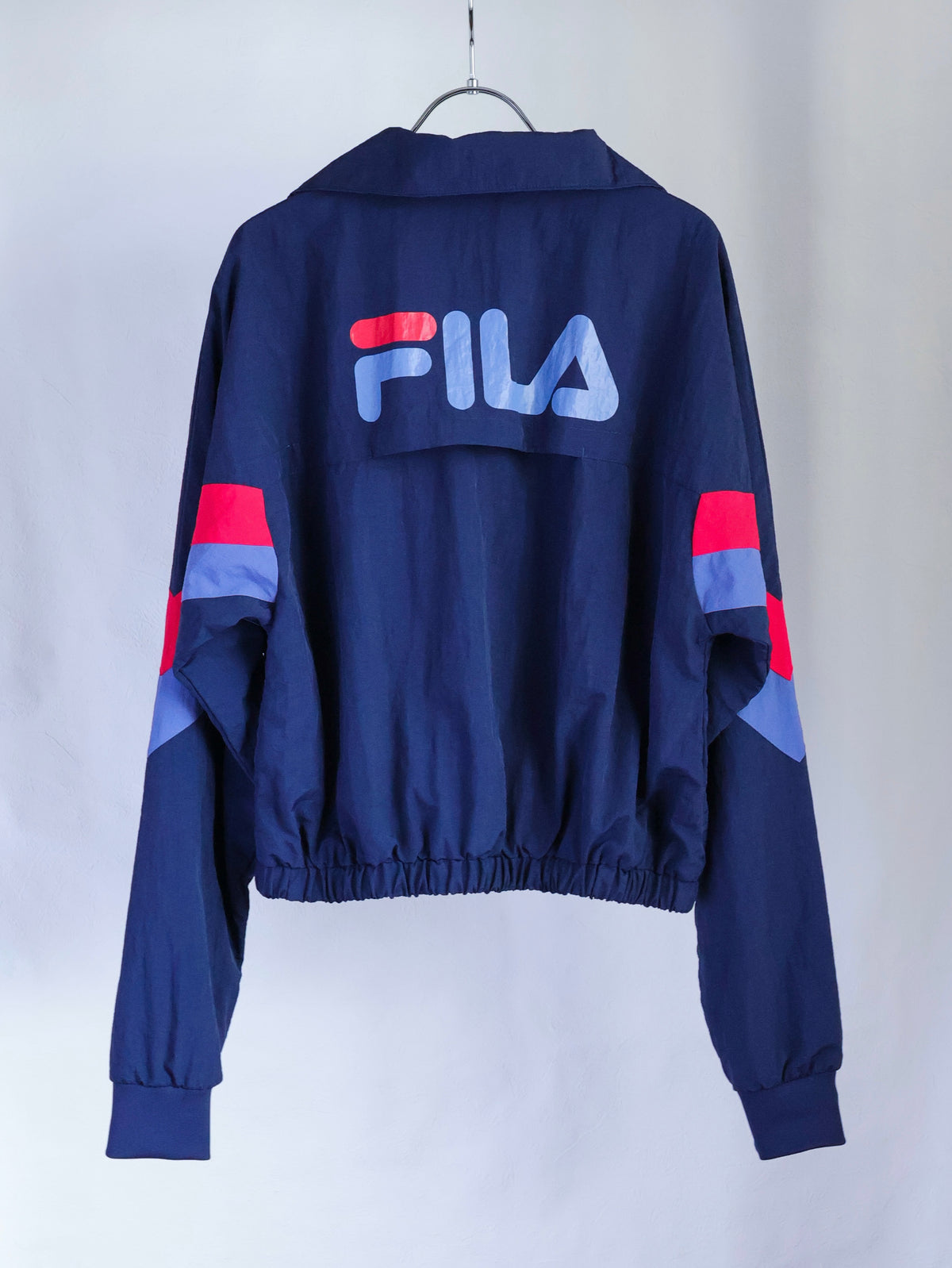 【sizeS-M】1990’s FILA Half-Zip Nylon Track Jacket