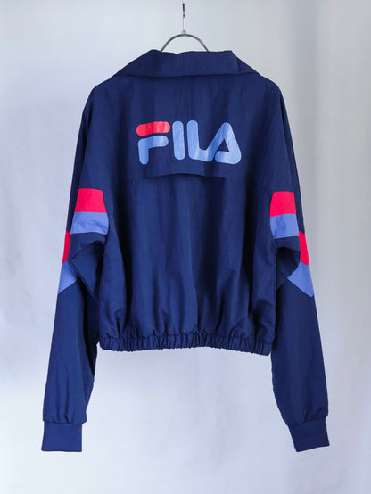 【sizeS-M】1990’s FILA Half-Zip Nylon Track Jacket