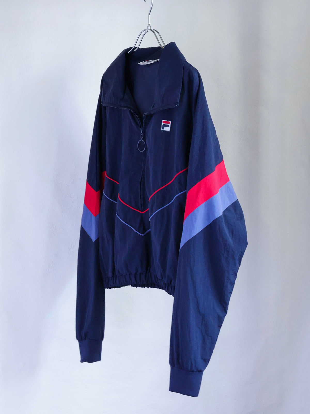 【sizeS-M】1990’s FILA Half-Zip Nylon Track Jacket
