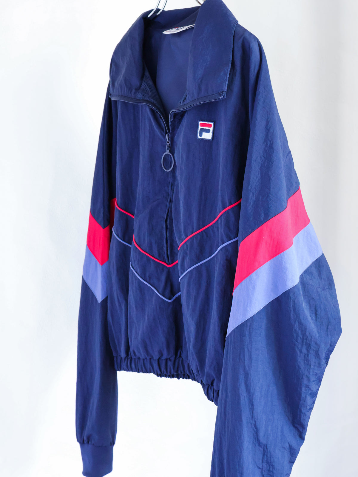 【sizeS-M】1990’s FILA Half-Zip Nylon Track Jacket