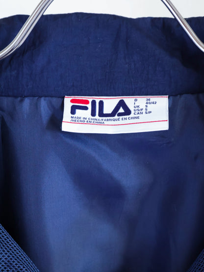 【sizeS-M】1990’s FILA Half-Zip Nylon Track Jacket