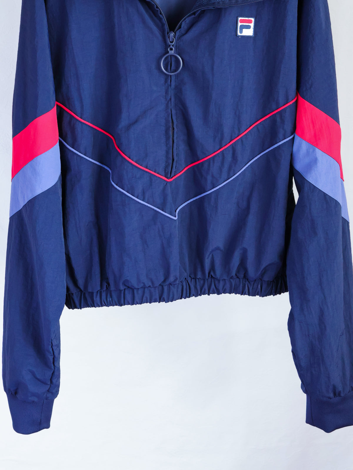 【sizeS-M】1990’s FILA Half-Zip Nylon Track Jacket