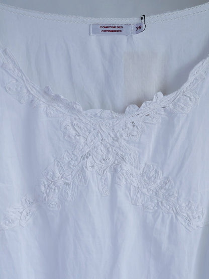 【sizeM】Lace Cotton Blouse