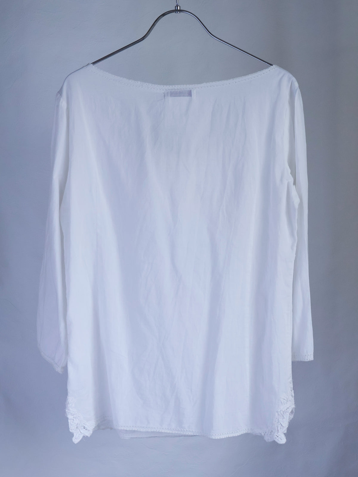 【sizeM】Lace Cotton Blouse