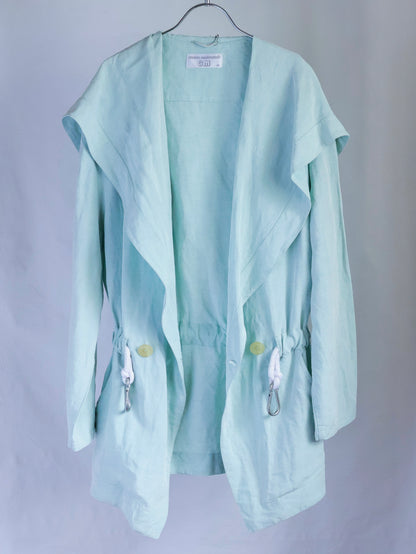 【sizeM】1980’s Linen-Viscose shawl collar Jacket(Made In Europe)