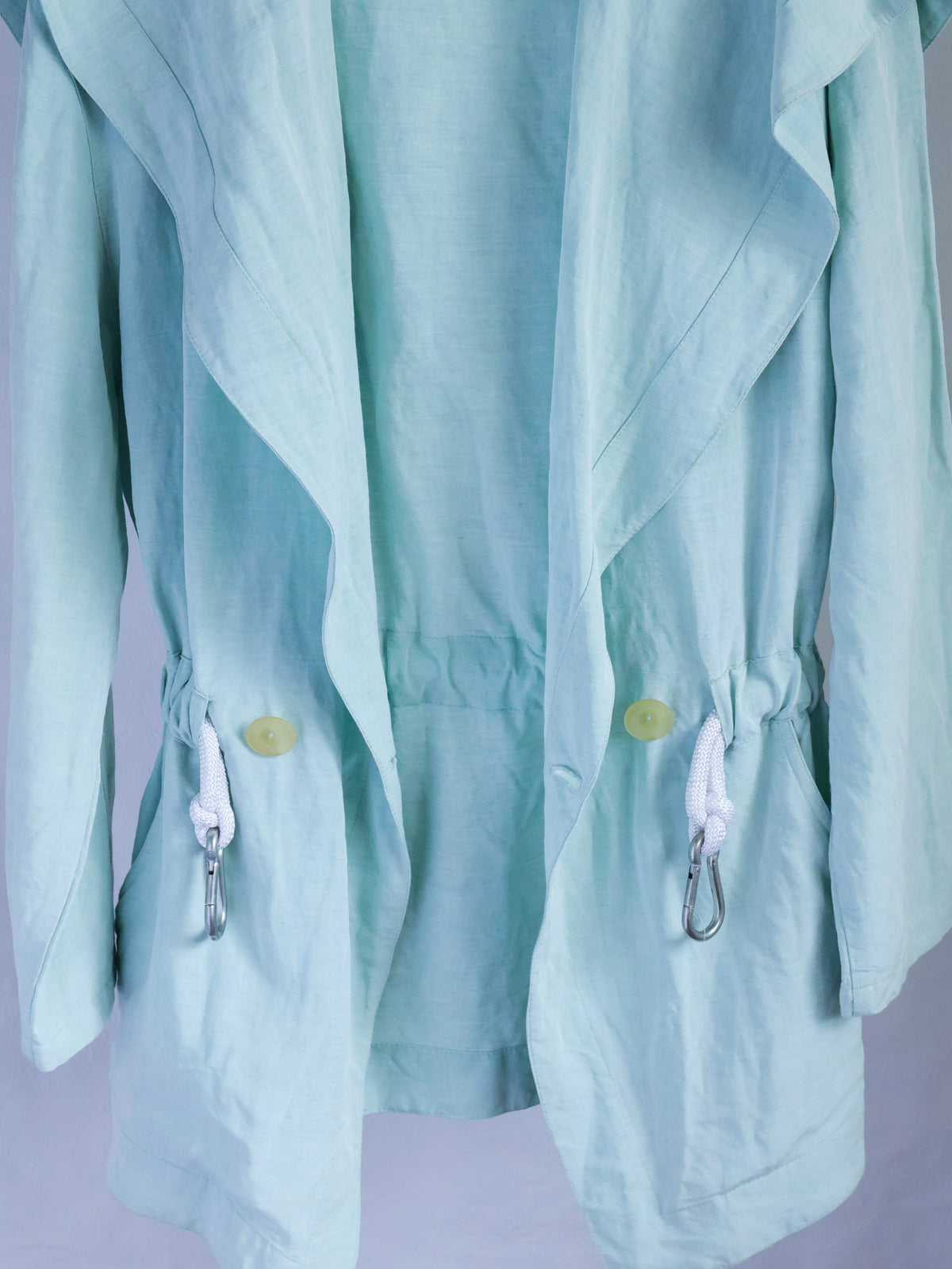 【sizeM】1980’s Linen-Viscose shawl collar Jacket(Made In Europe)