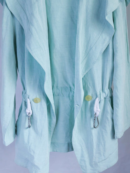 【sizeM】1980’s Linen-Viscose shawl collar Jacket(Made In Europe)