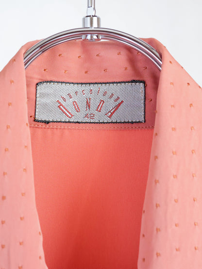 【sizeM】1970’s Dot-Accent Blouse