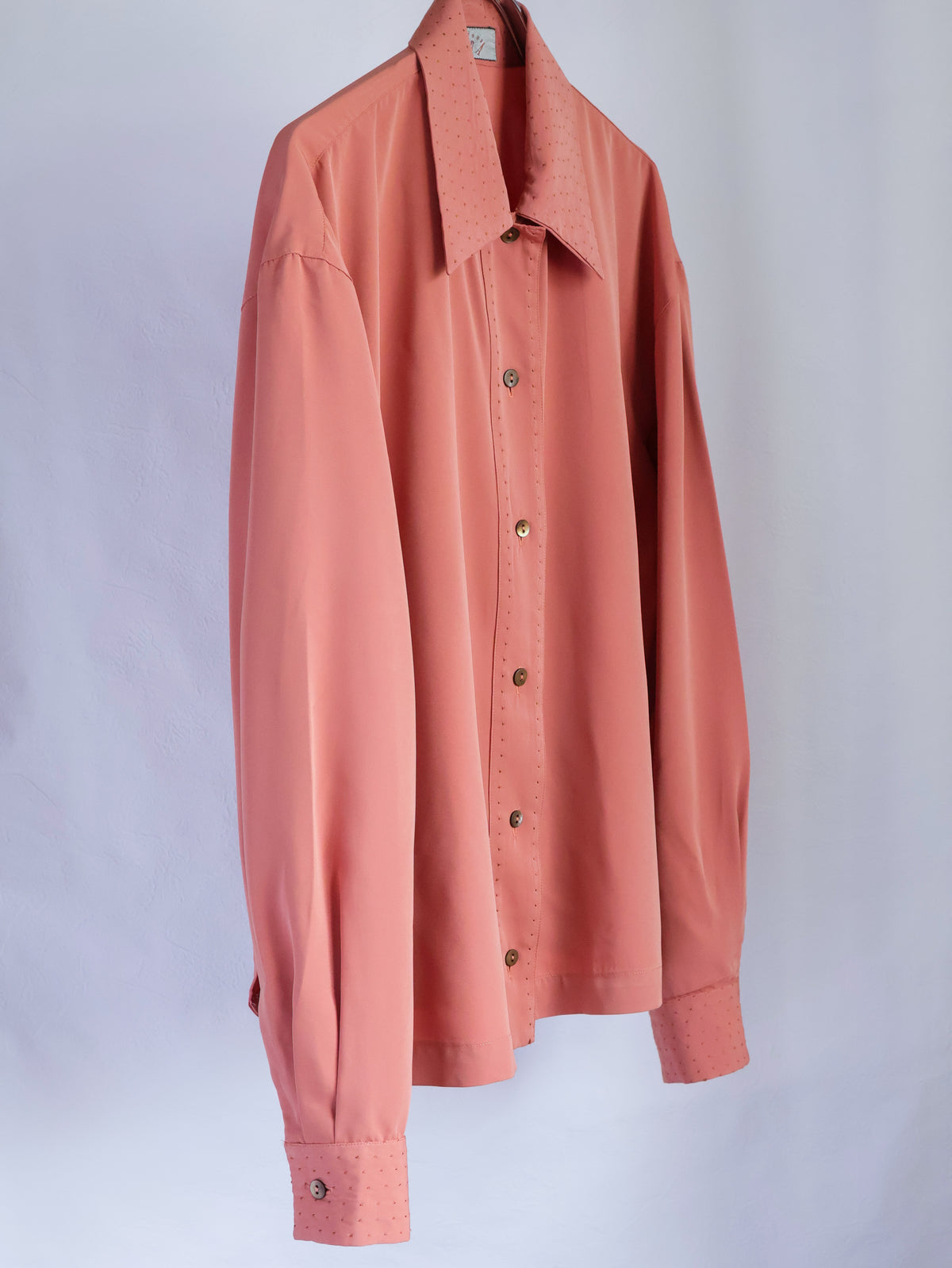 【sizeM】1970’s Dot-Accent Blouse