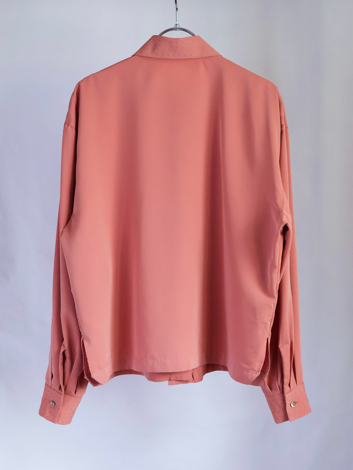 【sizeM】1970’s Dot-Accent Blouse