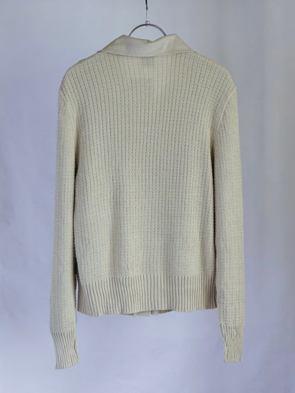 【sizeM】1970’s Suede × Knit Docking Jacket(Made In W.-GERMANY)