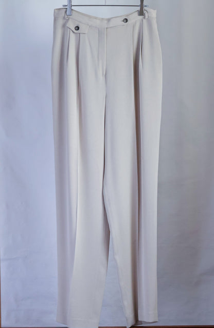 【sizeL】1980's 2-Tuck Tapered Slacks Pants