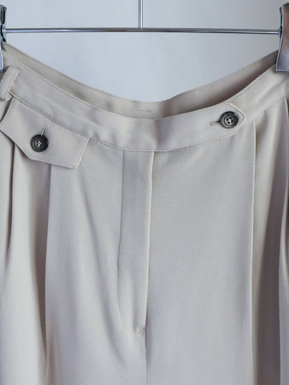 【sizeL】1980's 2-Tuck Tapered Slacks Pants