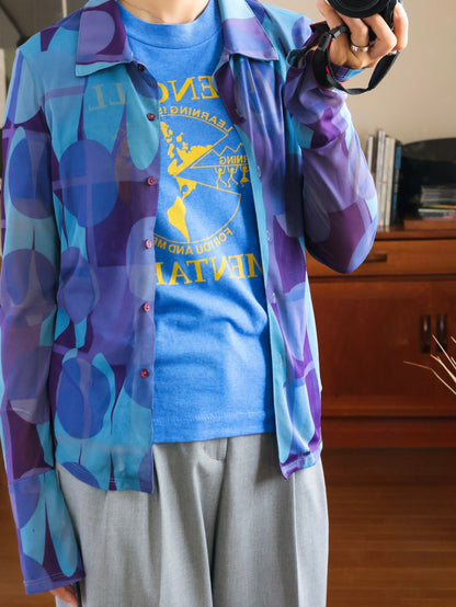 【sizeS-M】School Graphic T-Shirt(Made In U.S.A)