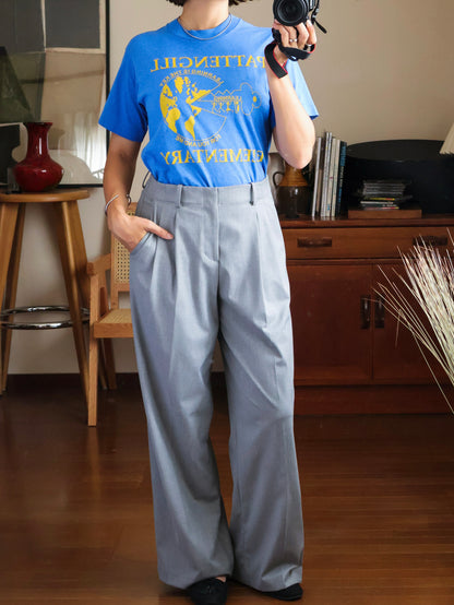 【sizeS-M】School Graphic T-Shirt(Made In U.S.A)