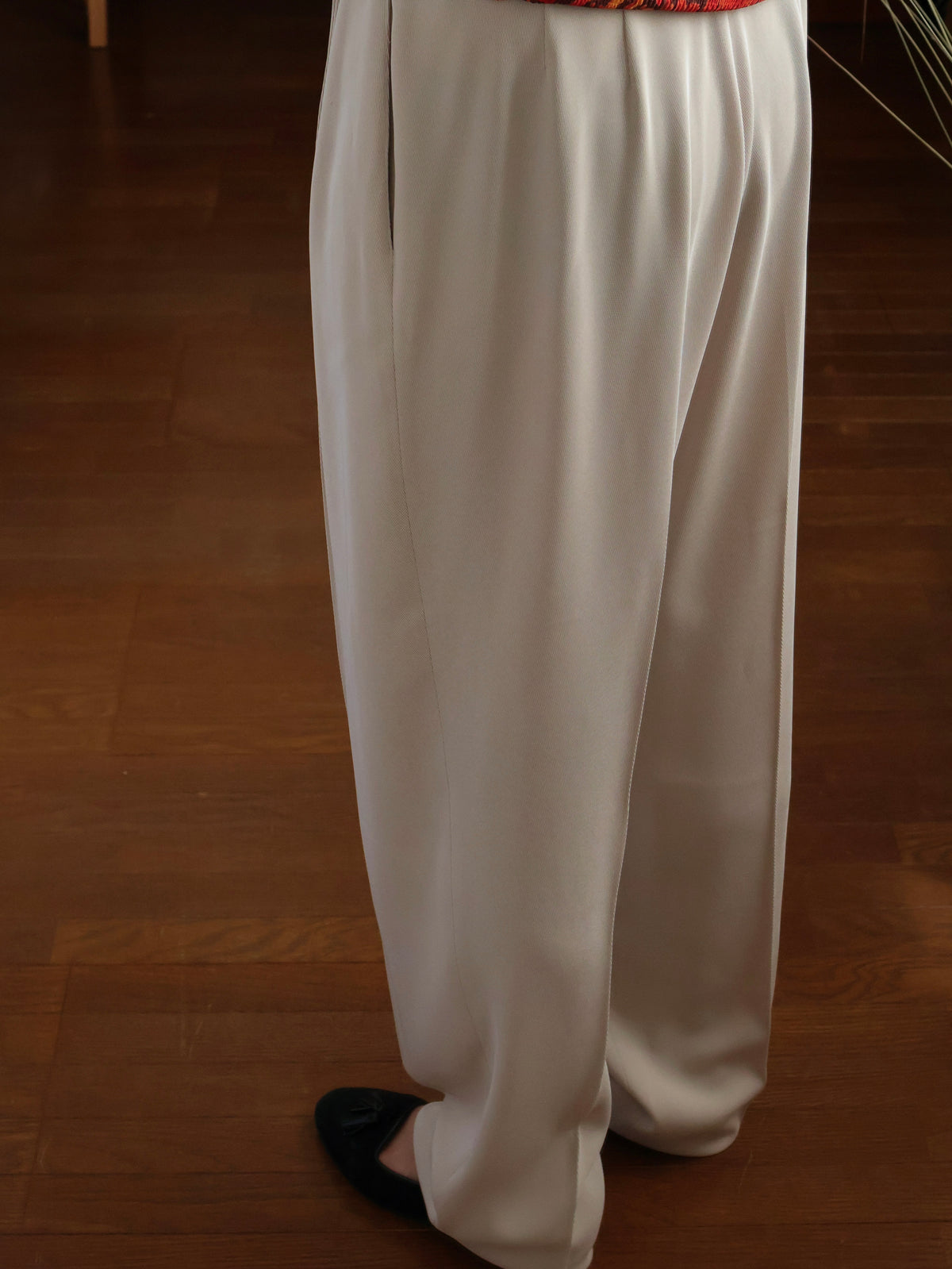 【sizeL】1980's 2-Tuck Tapered Slacks Pants