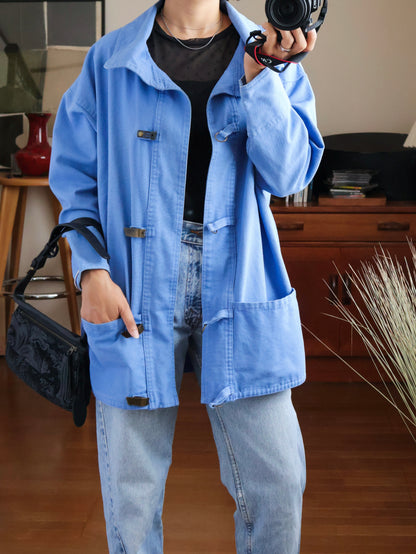 【sizeM】1980’s Eddie Bauer Metal Hook Cotton Jacket