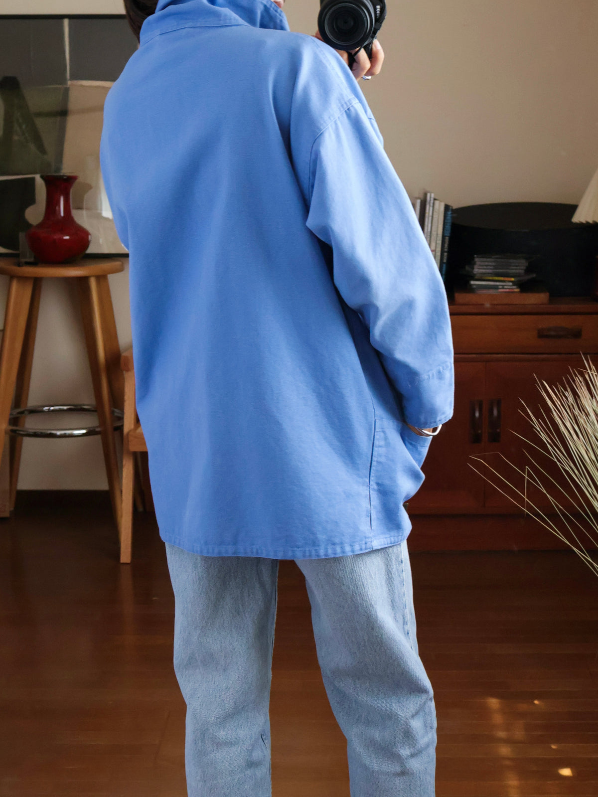 【sizeM】1980’s Eddie Bauer Metal Hook Cotton Jacket