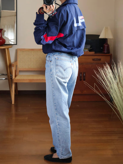 【sizeS-M】1990’s FILA Half-Zip Nylon Track Jacket