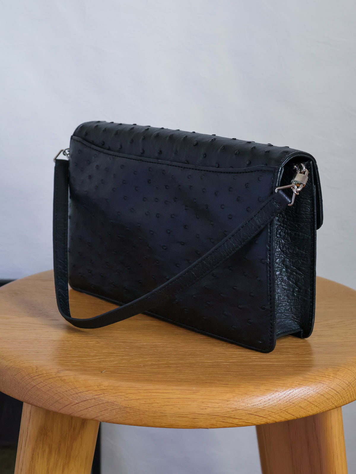 1990's JRA Tag Ostrich Shoulder Bag