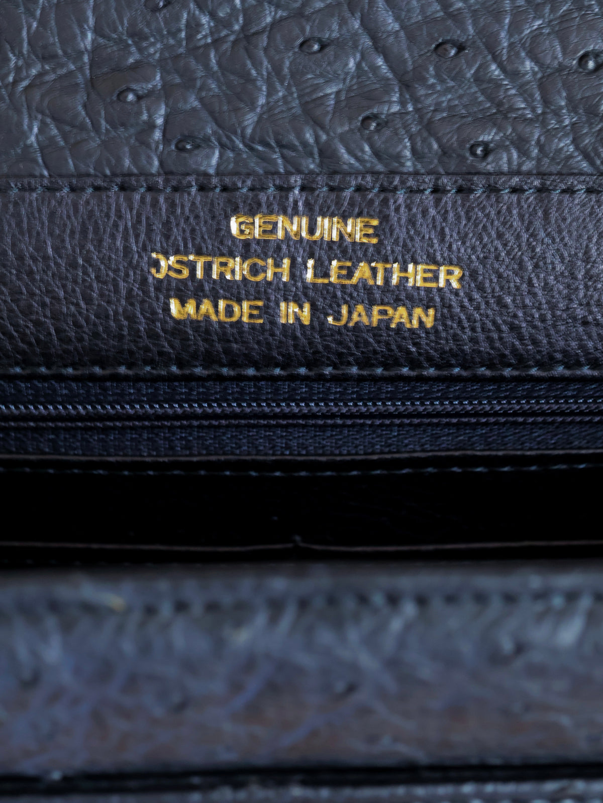 1990's JRA Tag Ostrich Shoulder Bag