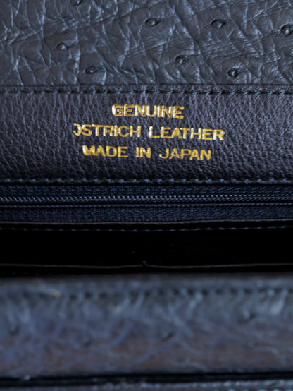 1990's JRA Tag Ostrich Shoulder Bag