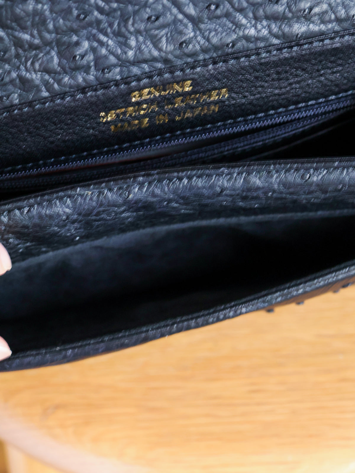 1990's JRA Tag Ostrich Shoulder Bag