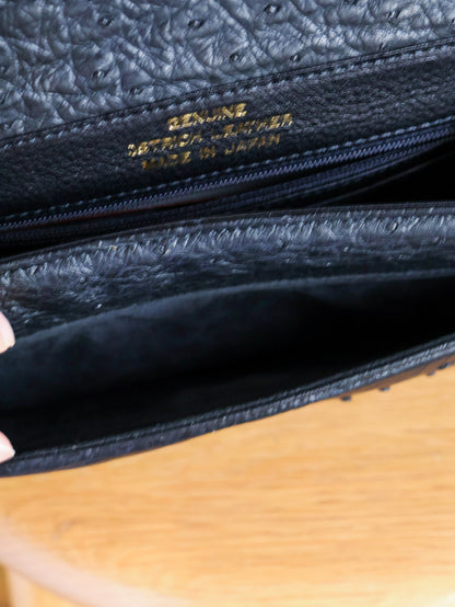 1990's JRA Tag Ostrich Shoulder Bag