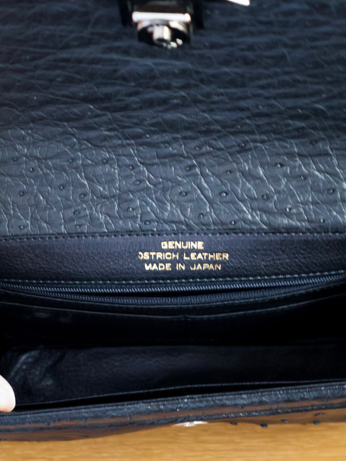 1990's JRA Tag Ostrich Shoulder Bag