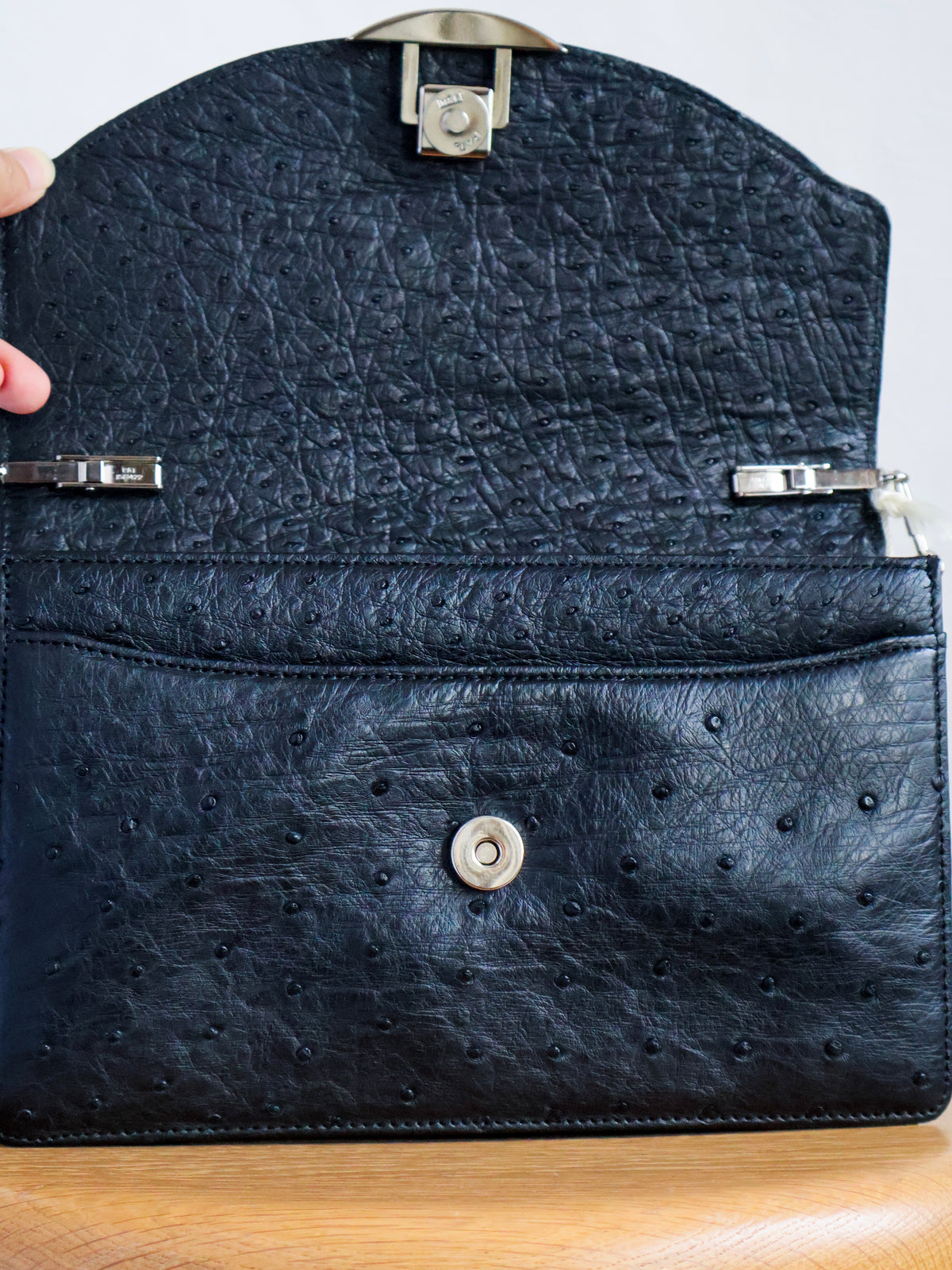 1990's JRA Tag Ostrich Shoulder Bag